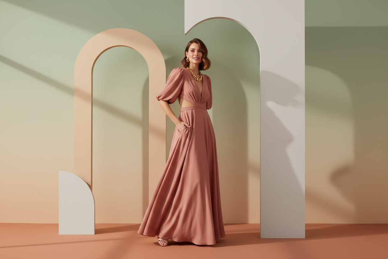 pastreaza silueta si pune un bacground in trend